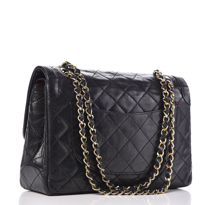 Chanel Lambskin Quilted Medium Double Flap Black 3 of 20
