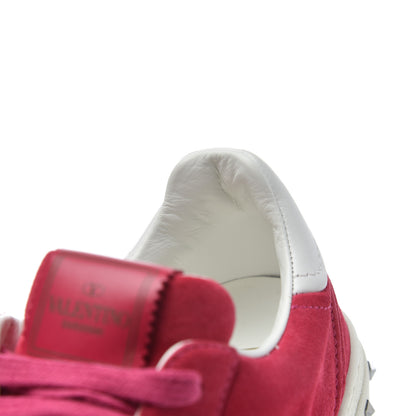Valentino Garavani Suede Flycrew Sneakers 37 Pink 10 of 17