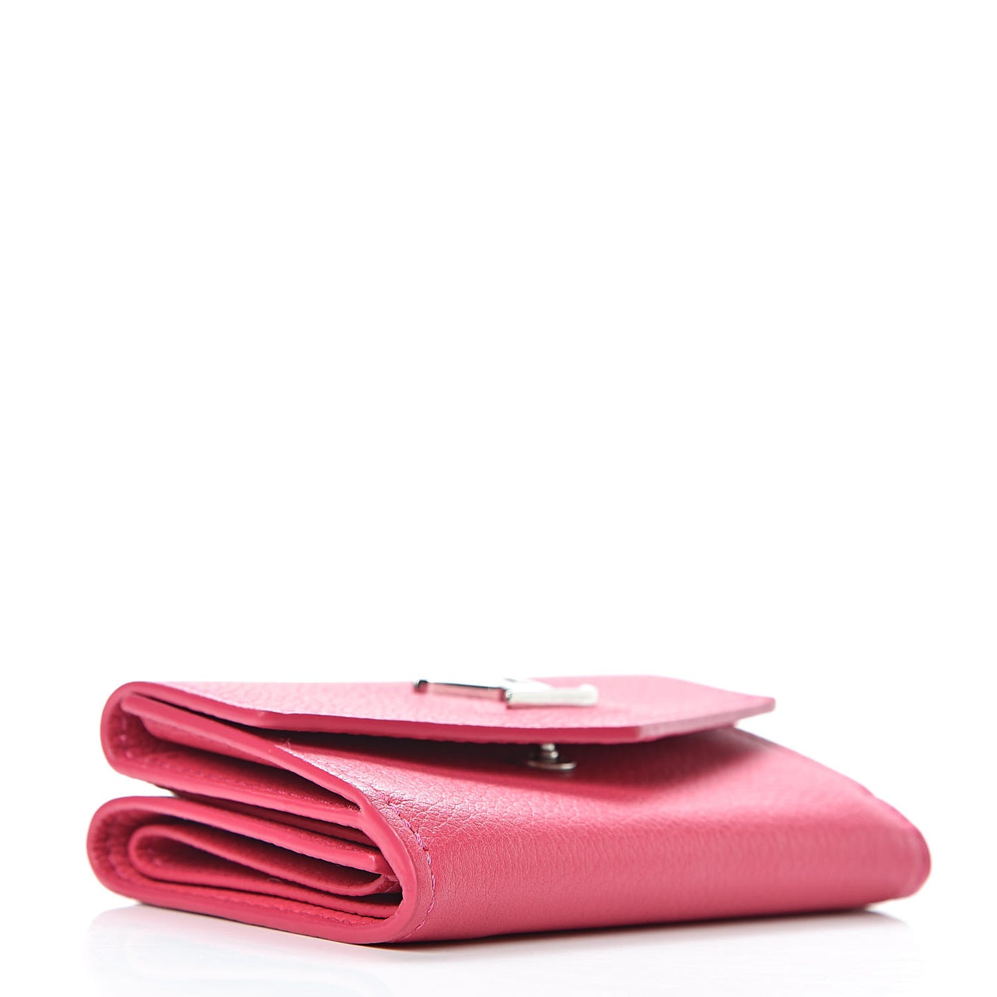 Calfskin Lockmini Wallet Hot Pink