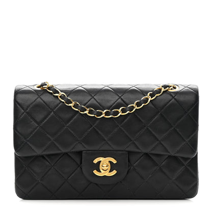 Chanel Lambskin Quilted Small Double Flap Black 1 of 16
