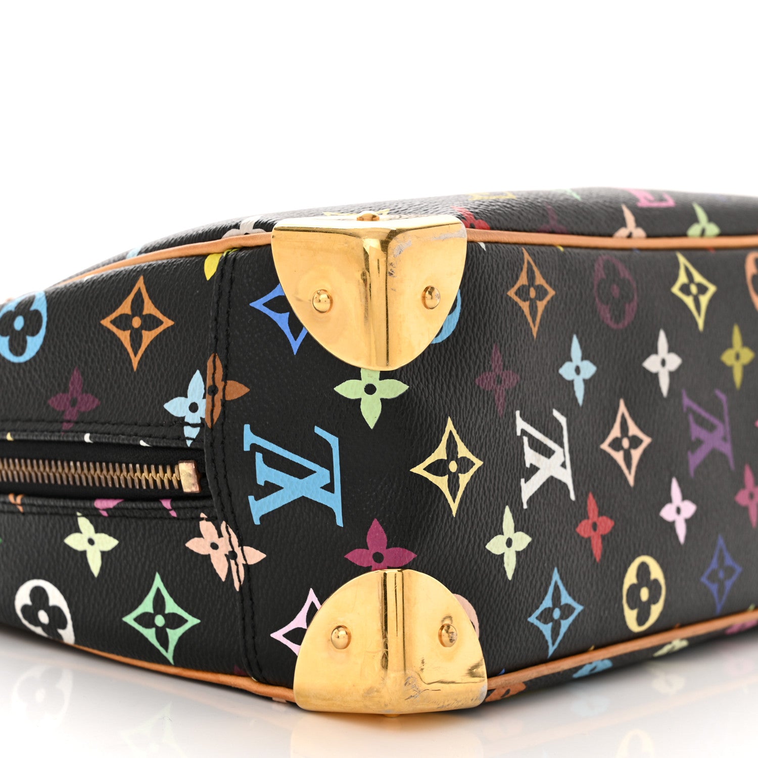 Louis Vuitton Monogram Multicolor Trouville Black 8 of 9