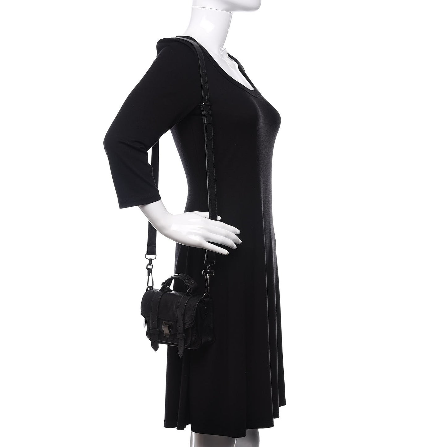 Lambskin Micro PS1 Satchel Black