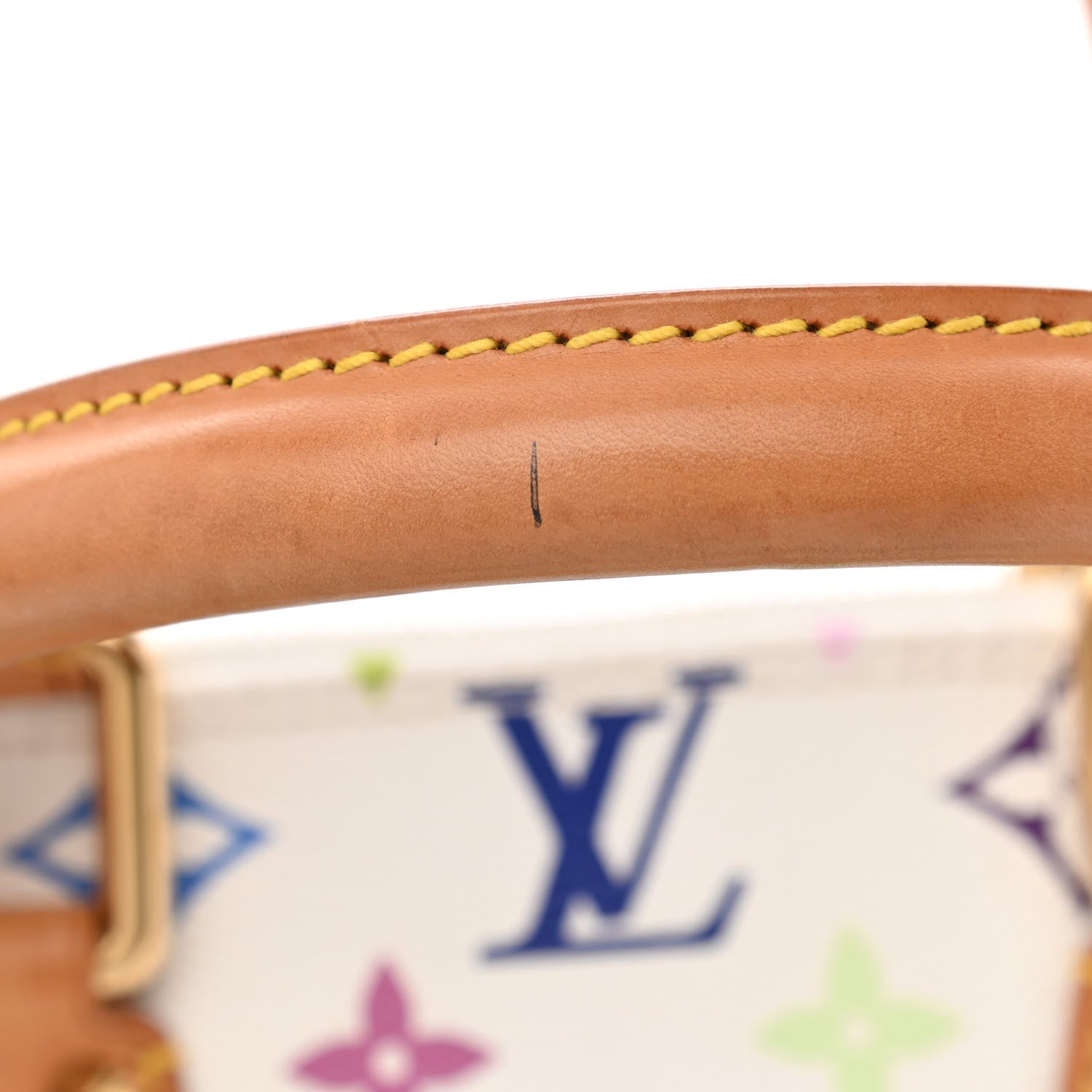 Louis Vuitton Monogram Multicolor Alma White 11 of 12