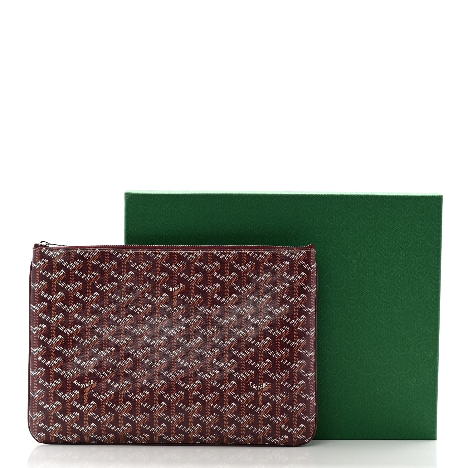 Goyard Goyardine Senat Pochette Burgundy 7 of 7