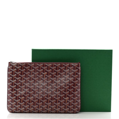 Goyard Goyardine Senat Pochette Burgundy 7 of 7