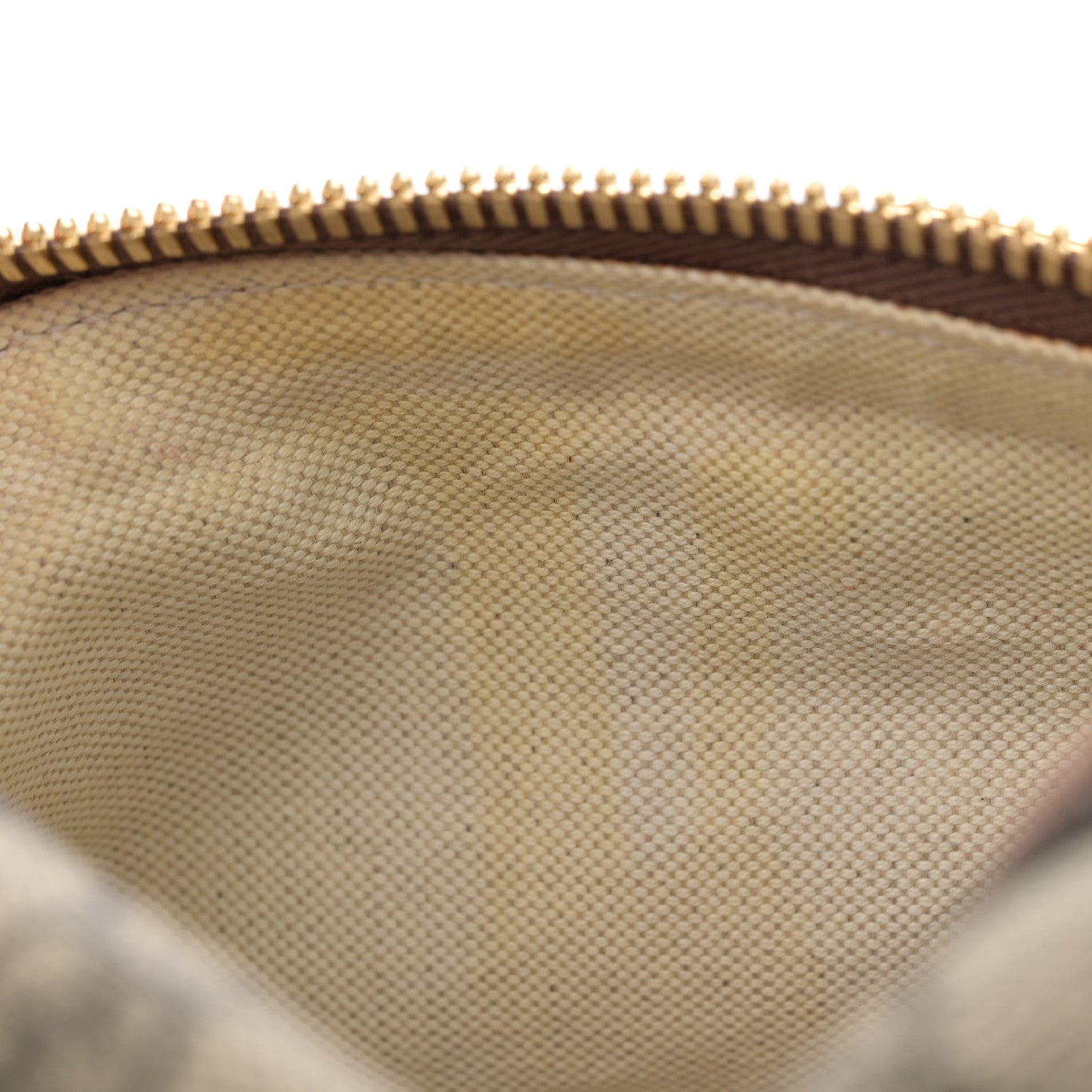 Gucci GG Supreme Monogram Textured Calfskin Retro Interlocking G Belt Bag Beige Ebony Brown Sugar 11 of 12