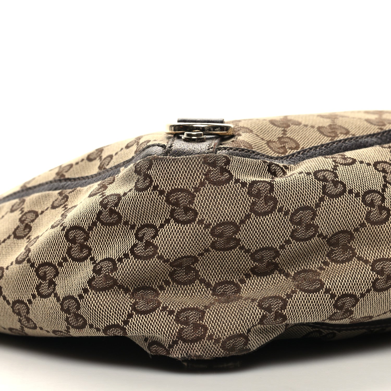 Gucci Monogram Large Abbey Tote Dark Brown 9 of 13