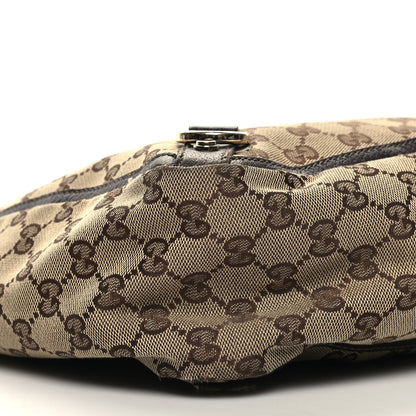 Gucci Monogram Large Abbey Tote Dark Brown 9 of 13