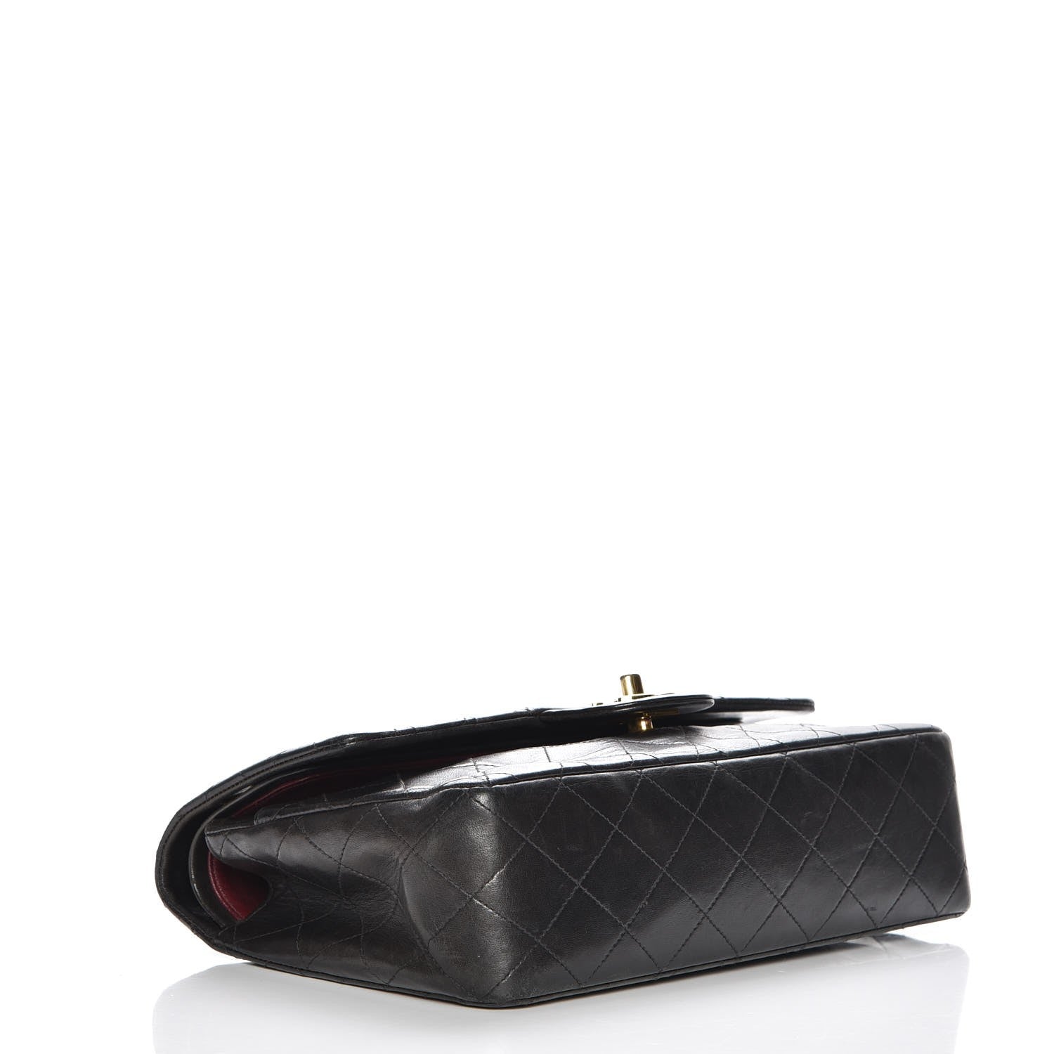 Chanel Lambskin Quilted Medium Double Flap Black 5 of 11
