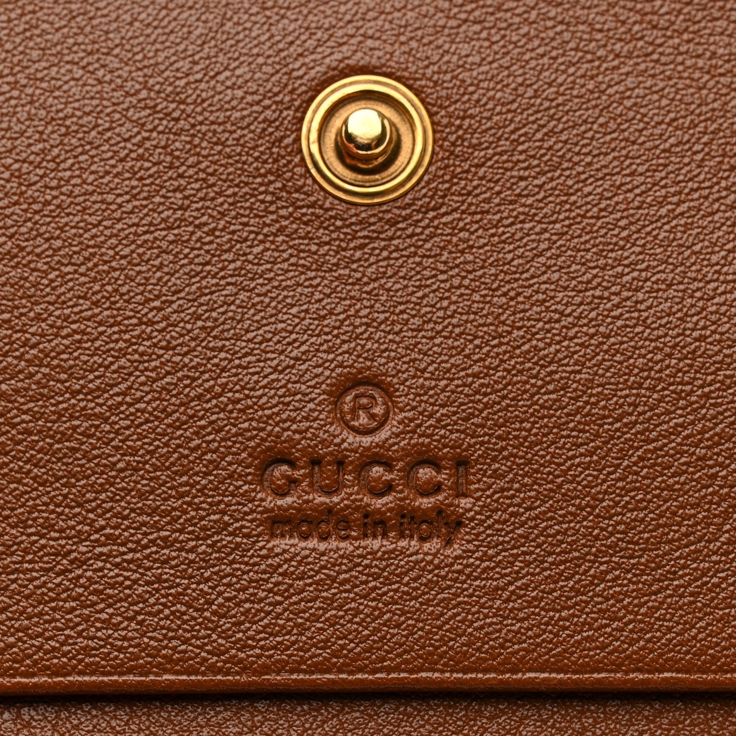 Wonka Grain Calfskin Diana Card Case Wallet Cuir