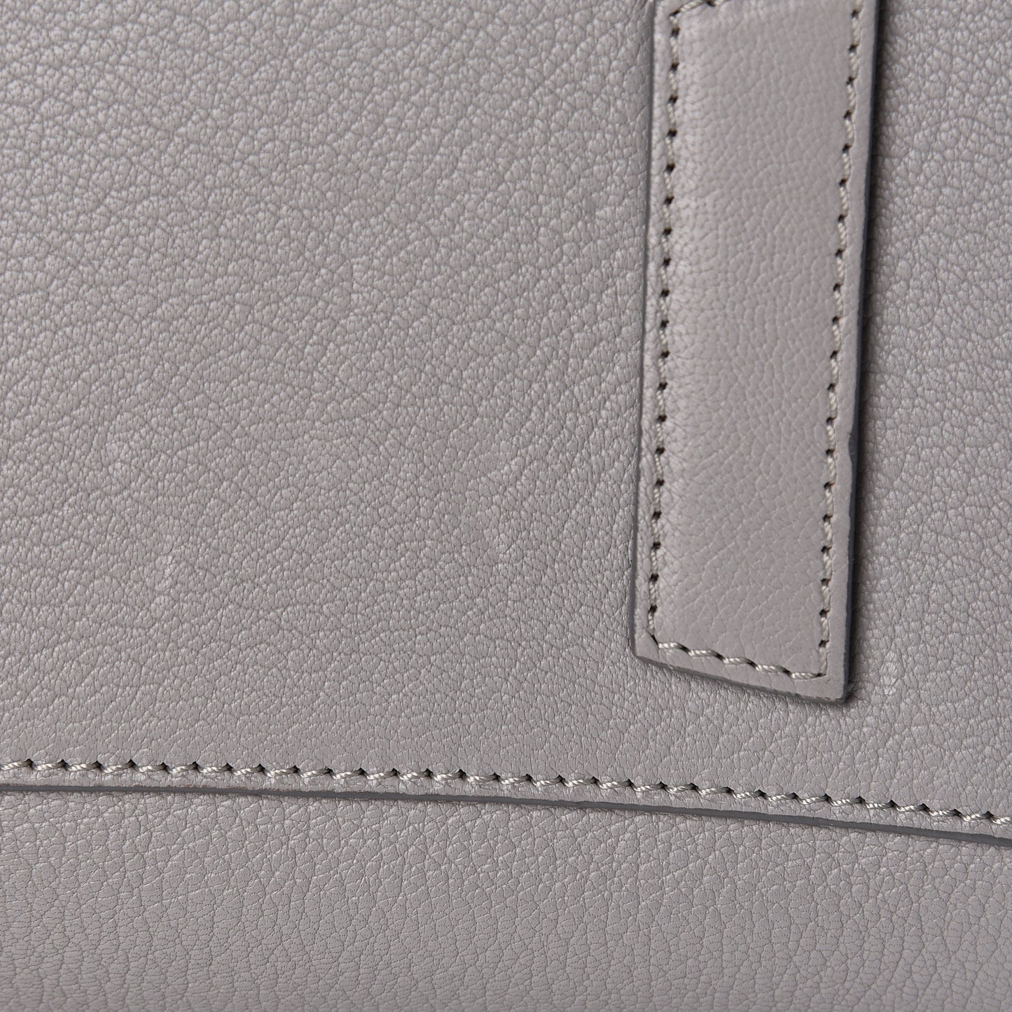 Sugar Goatskin Small Antigona Pearl Grey