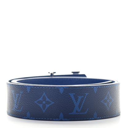 Louis Vuitton Monogram 40mm Reversible LV Initiales Belt 100 40 Cobalt Blue 2 of 7