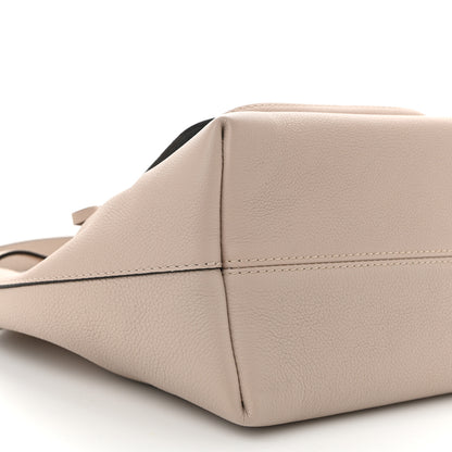 Louis Vuitton Calfskin Lockme Bucket MM Greige 8 of 9