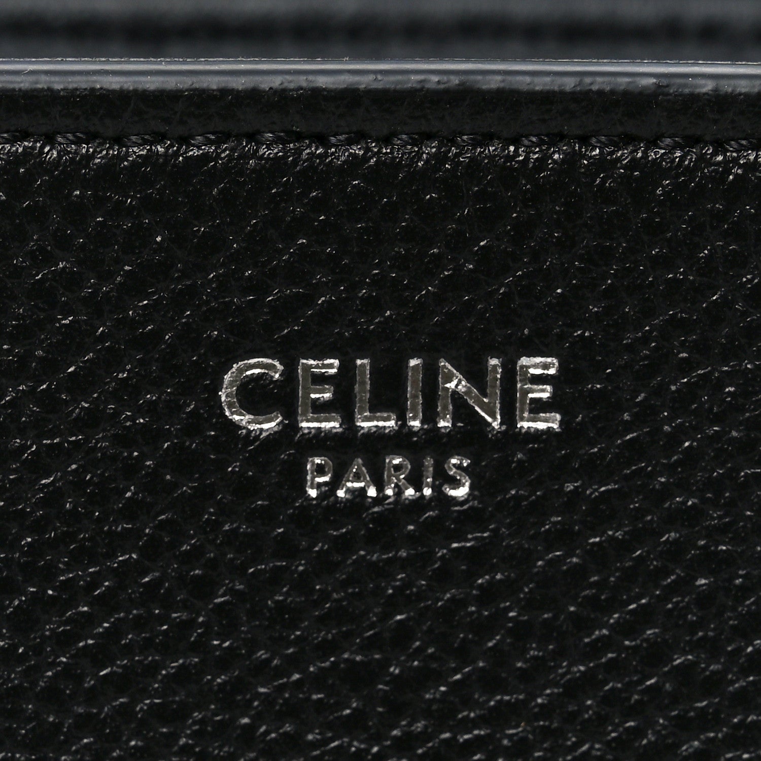 Celine Supple Calfskin Teen Victoire Black 6 of 9