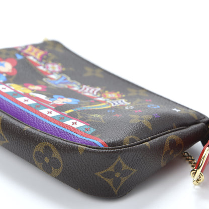 Louis Vuitton Monogram 2020 Christmas Animation Bumper Cars Mini Pochette Accessories Coquelicot 6 of 9