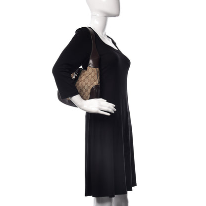 Gucci Monogram Web Jackie O Hobo Dark Brown 2 of 19