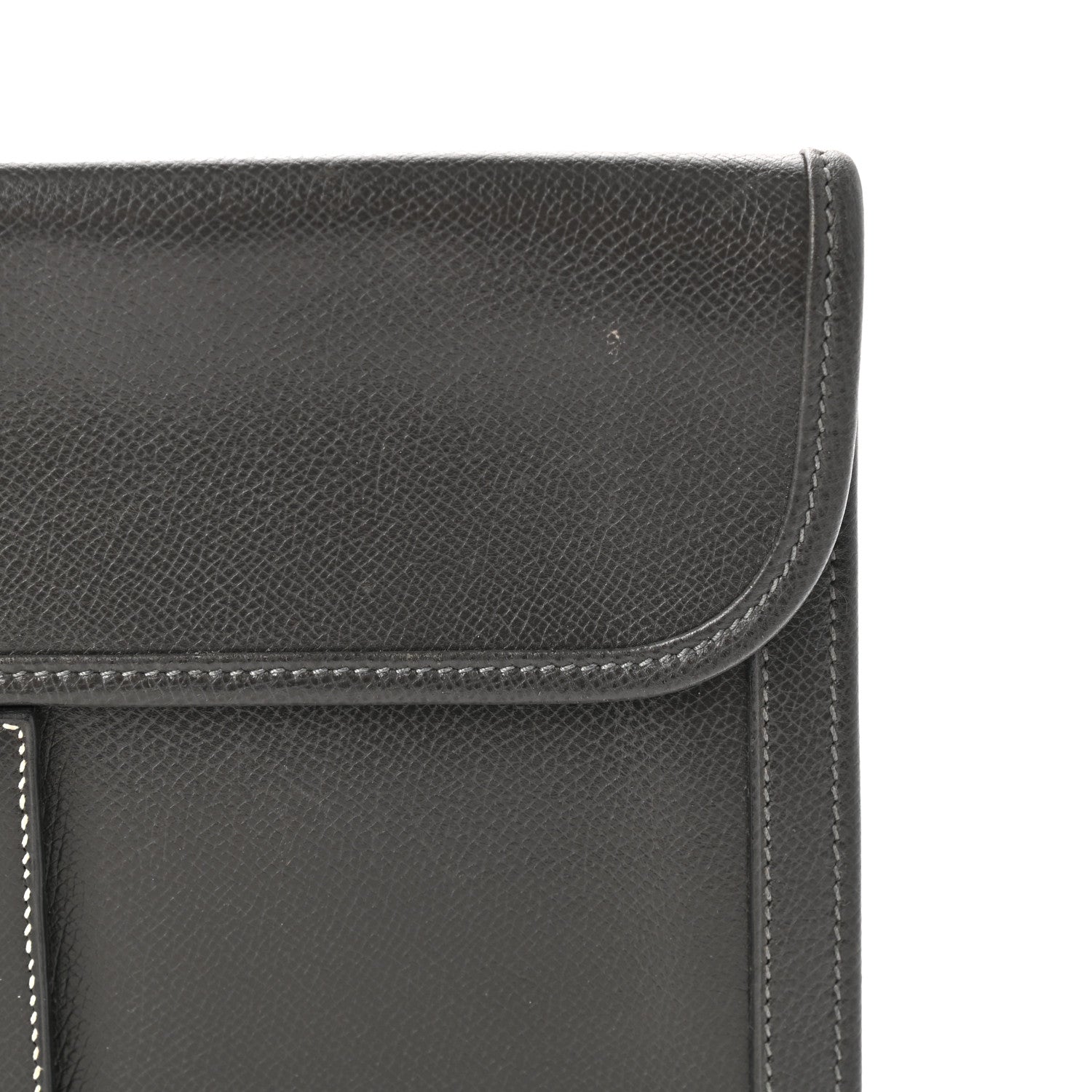 Hermes Epsom Jige PM Clutch Graphite 8 of 9