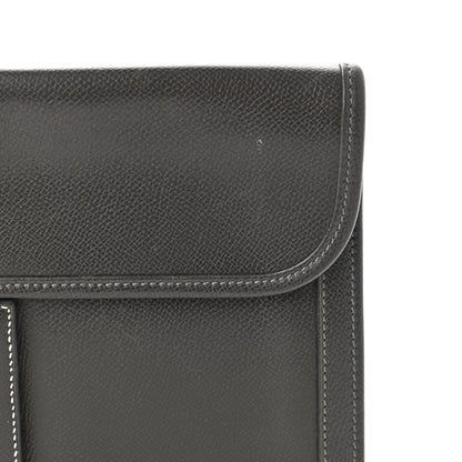Hermes Epsom Jige PM Clutch Graphite 8 of 9
