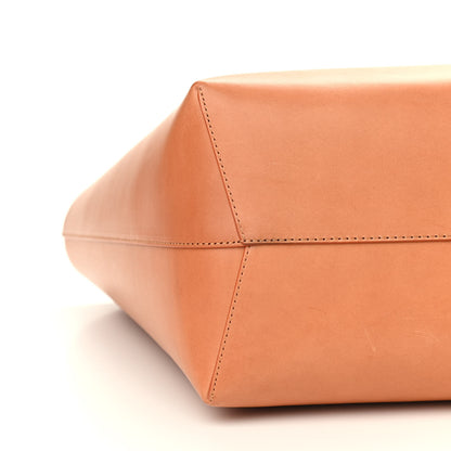 Mansur Gavriel Vegetable Tanned Calfskin Large Shopping Bag Camello Orange 9 of 11