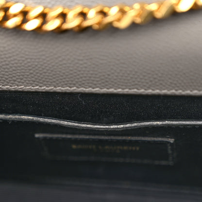 Saint Laurent Grain De Poudre Small Monogram Kate Satchel Eather 10 of 10