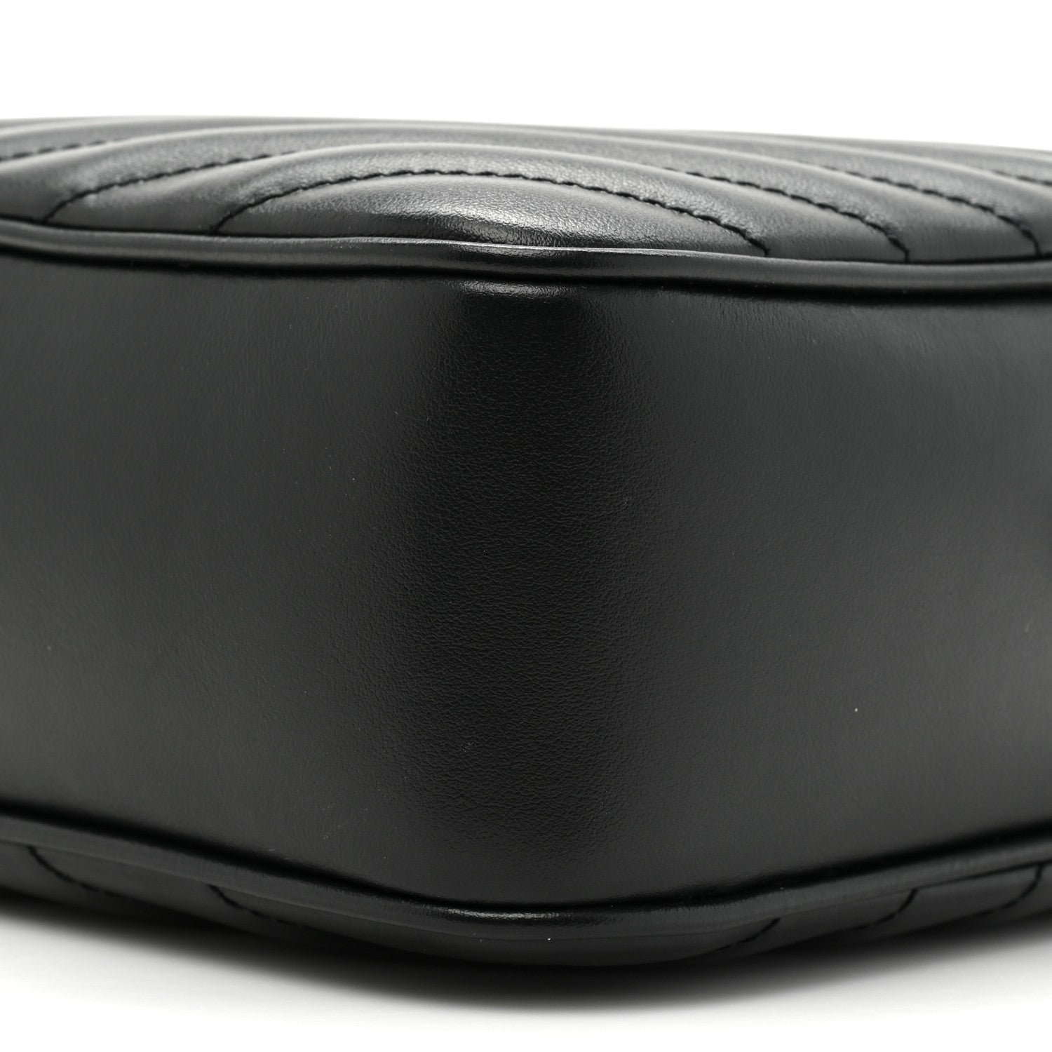 Saint Laurent Calfskin Matelasse Monogram Lou Camera Bag Black 8 of 9