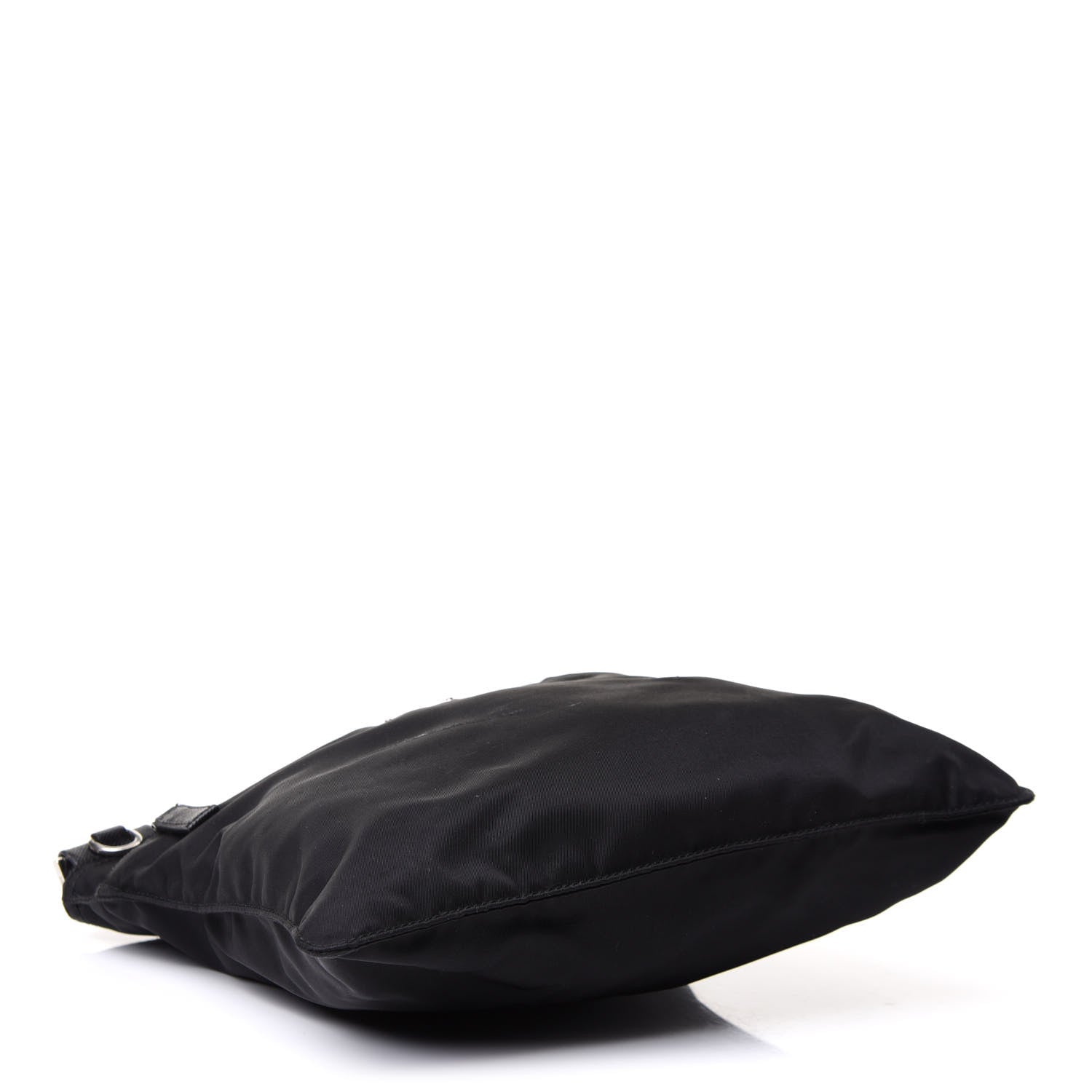 Prada Nylon Vela Flat Messenger Bag Black 4 of 11