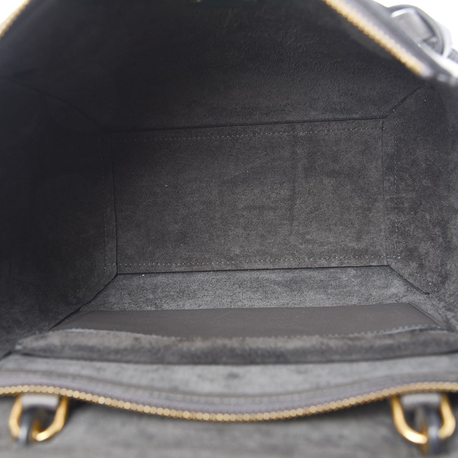 Celine Grained Calfskin Micro Belt Bag Grey 6 of 10