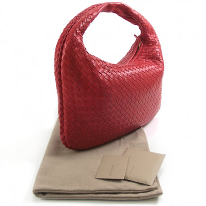 Bottega Veneta Woven Medium Hobo Red 3 of 10
