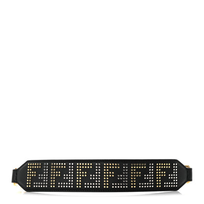 Fendi Calfskin F is Fendi FF Studded Strap Black 1 of 5