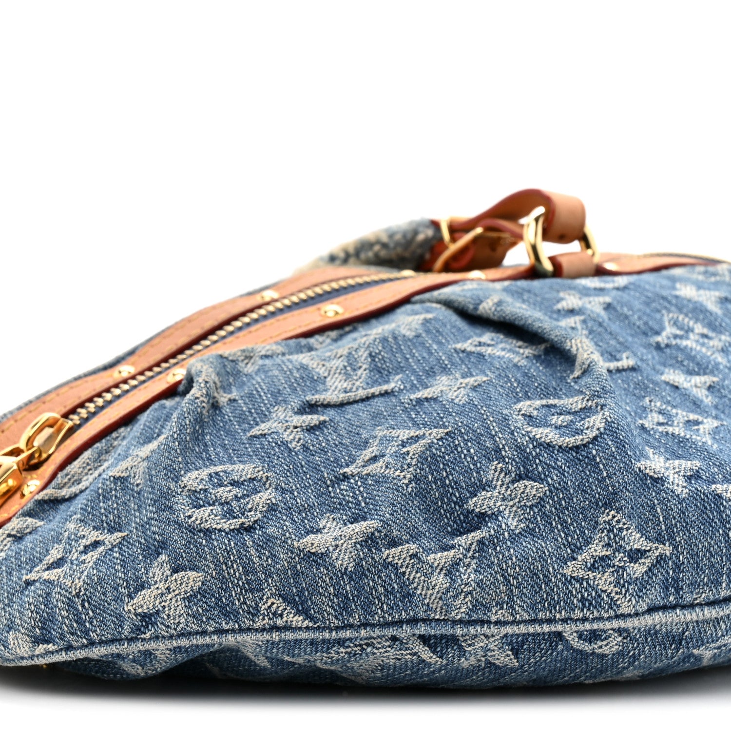 Louis Vuitton Monogram Denim High Rise Bumbag Blue 9 of 12