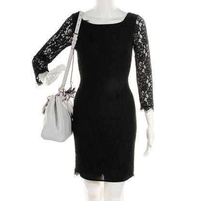 Christian Dior Calfskin Medium Diorissimo Bag White 2 of 10