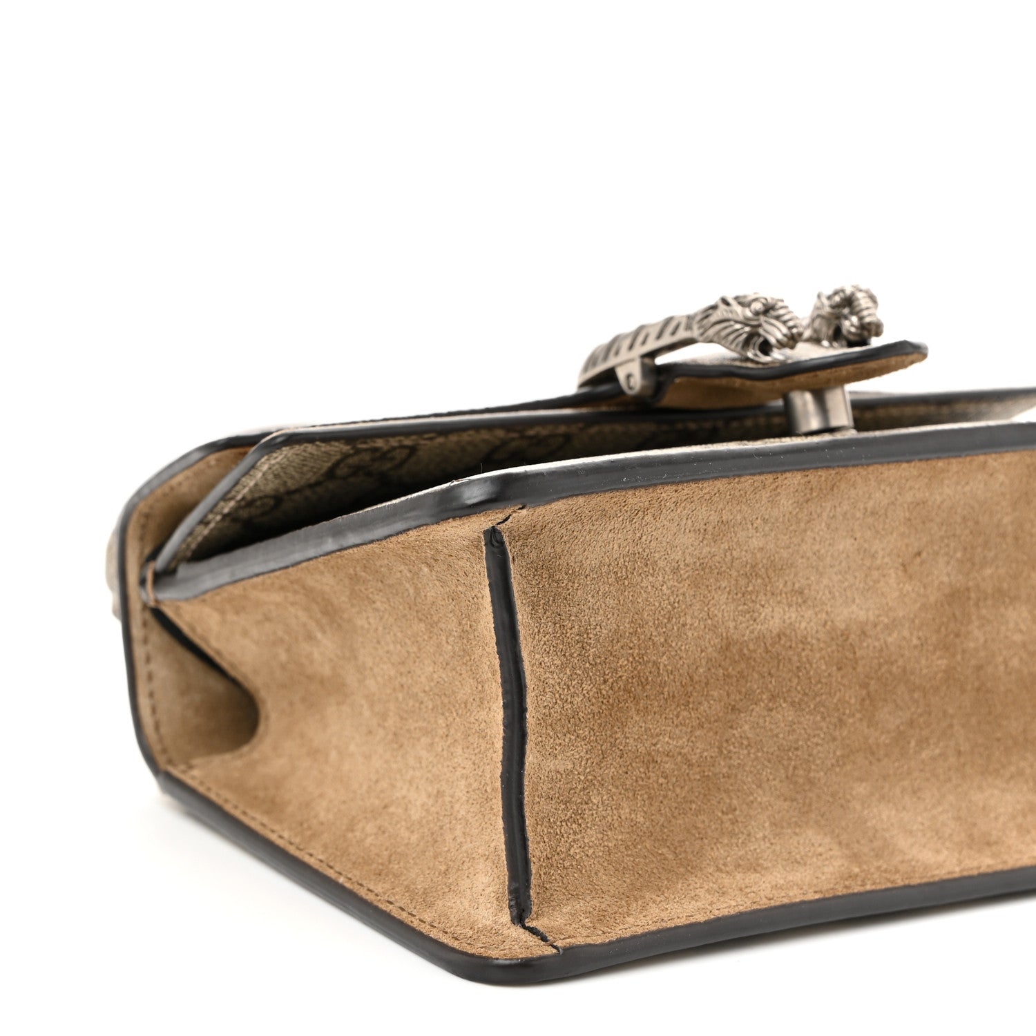 Gucci GG Supreme Monogram Mini Dionysus Top Handle Bag Taupe 8 of 9