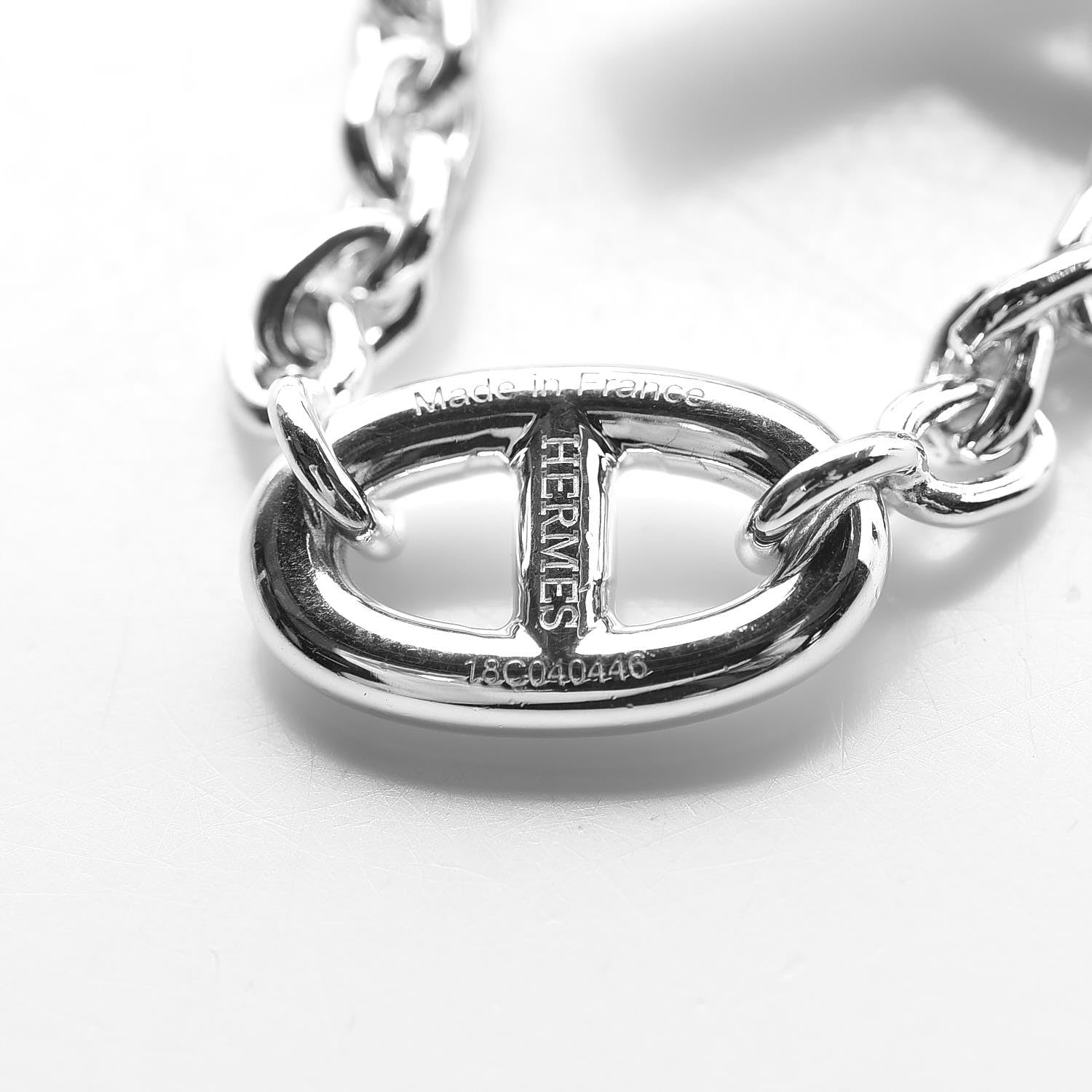 Hermes Sterling Silver Farandole Necklace 160 5 of 7