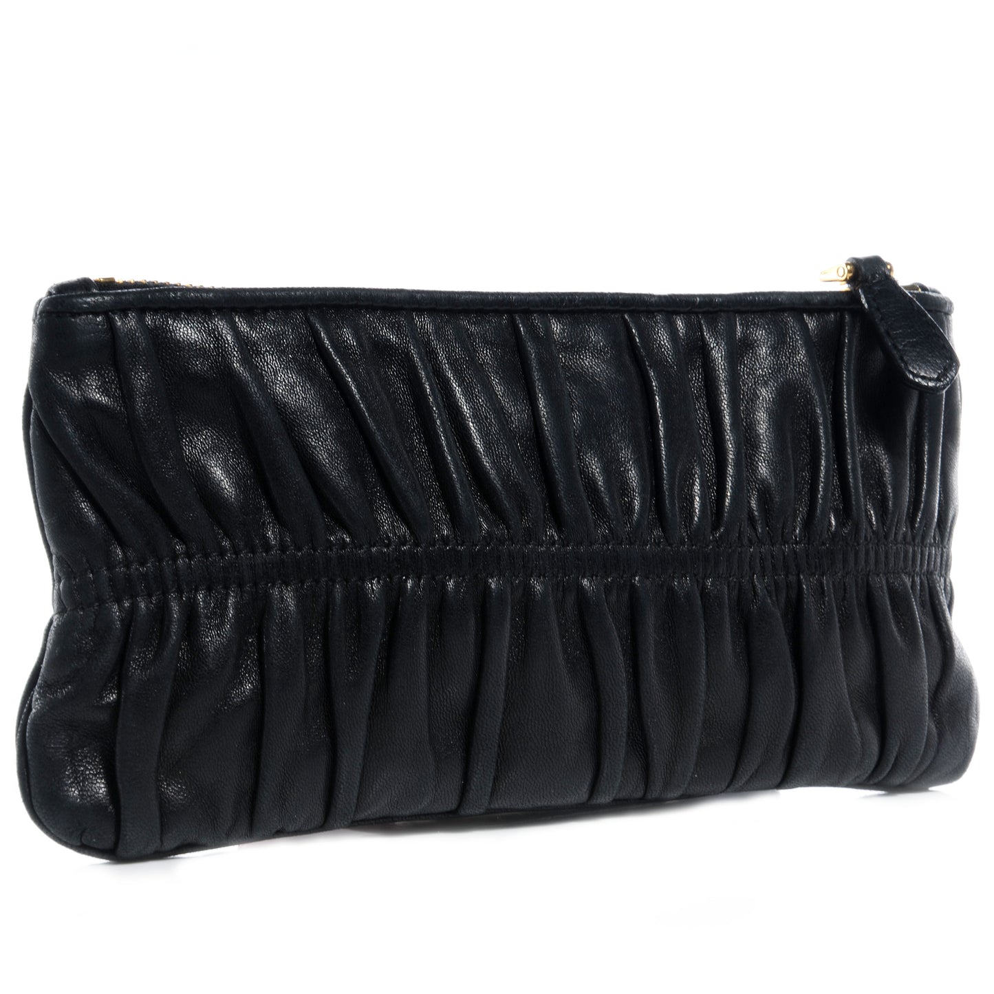 Nappa Gaufre Pouch Nero Black