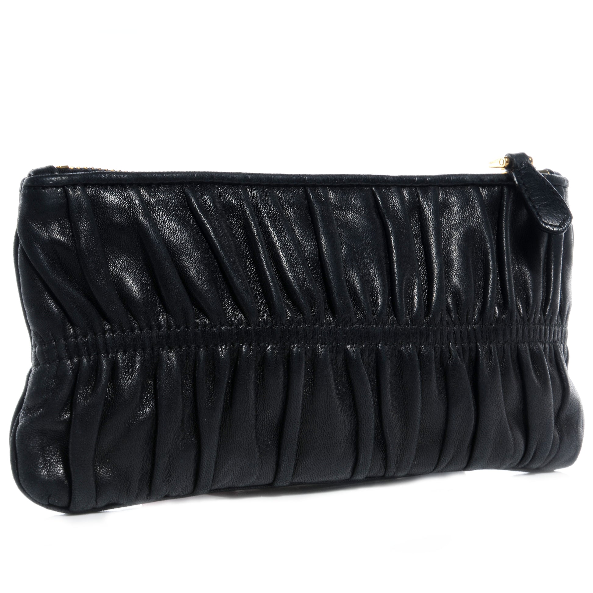 Prada Nappa Gaufre Pouch Nero Black 3 of 8