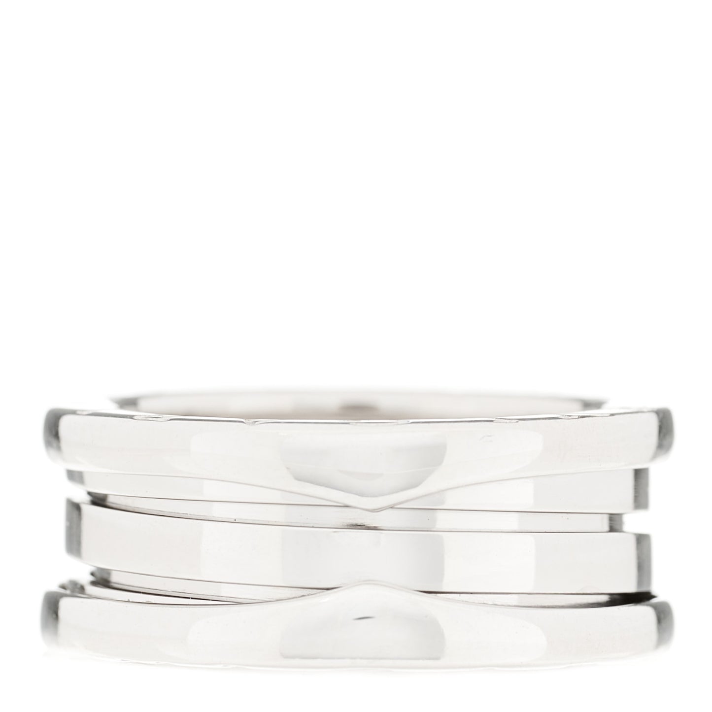 18K White Gold B.Zero1 Three-Band Ring 50 5.25