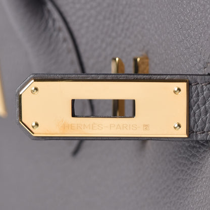 Hermes Togo Birkin 35 Etain 19 of 37