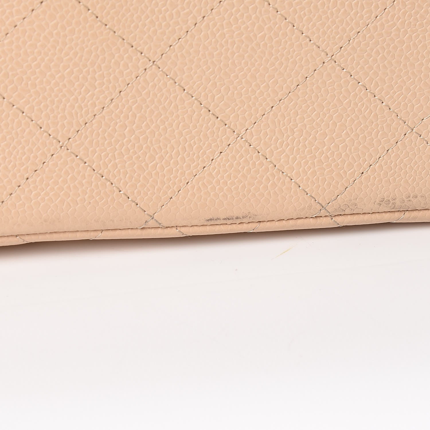 Chanel Caviar Quilted Jumbo Double Flap Beige Clair 13 of 18