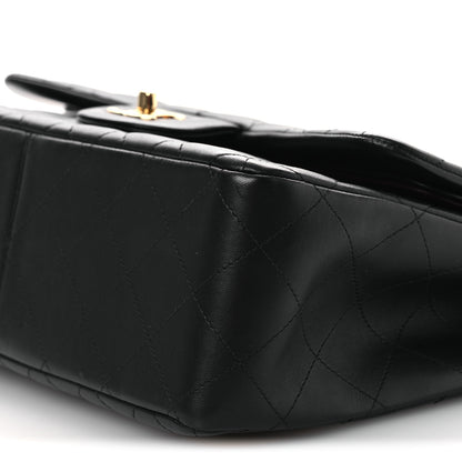 Chanel Lambskin Quilted Jumbo Double Flap Black 10 of 10