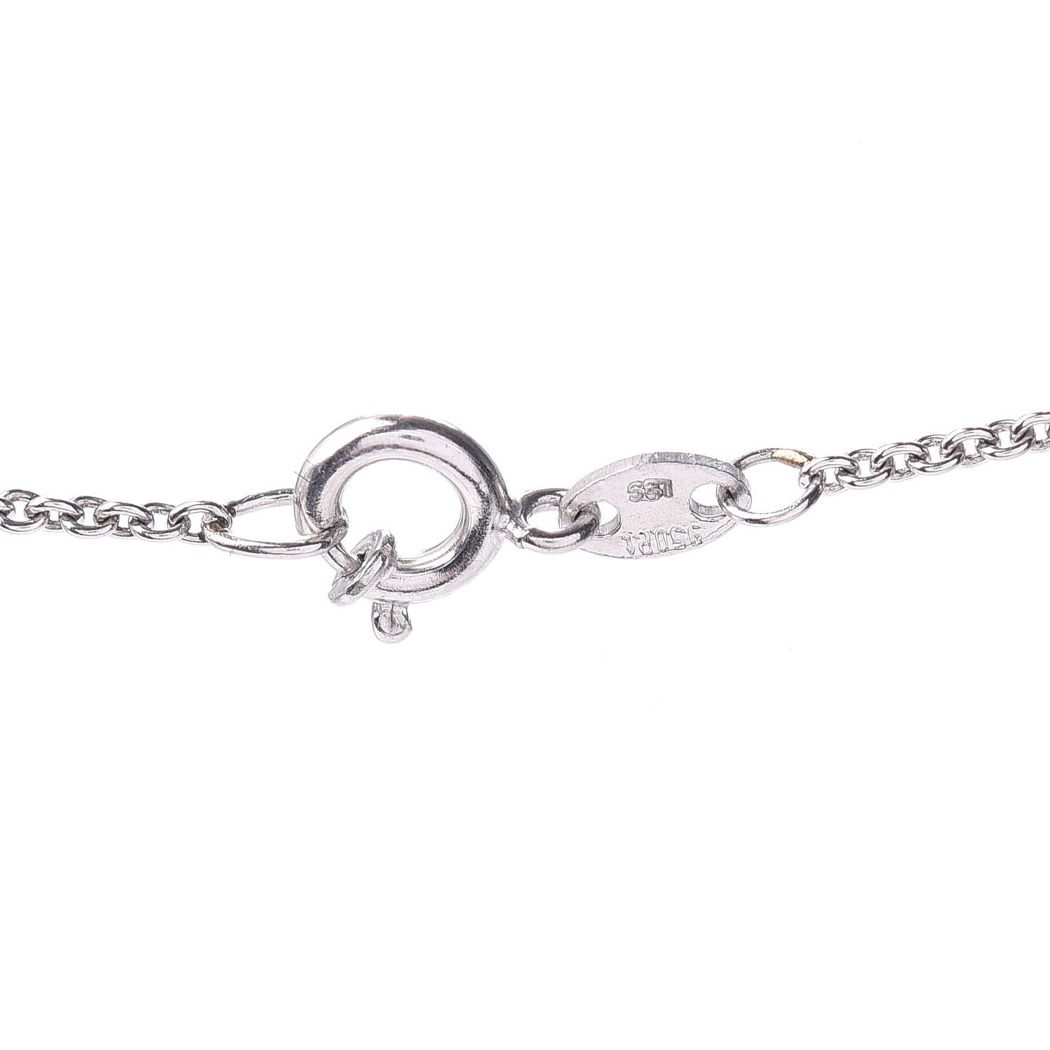 Cartier Platinum Diamond Cross Pendant Necklace 4 of 4