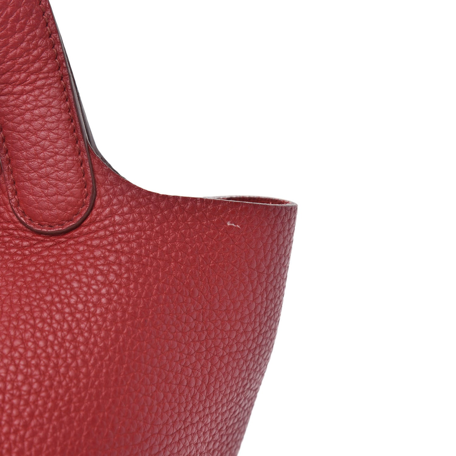 Hermes Taurillon Clemence Picotin Lock 18 PM Rubis 10 of 10