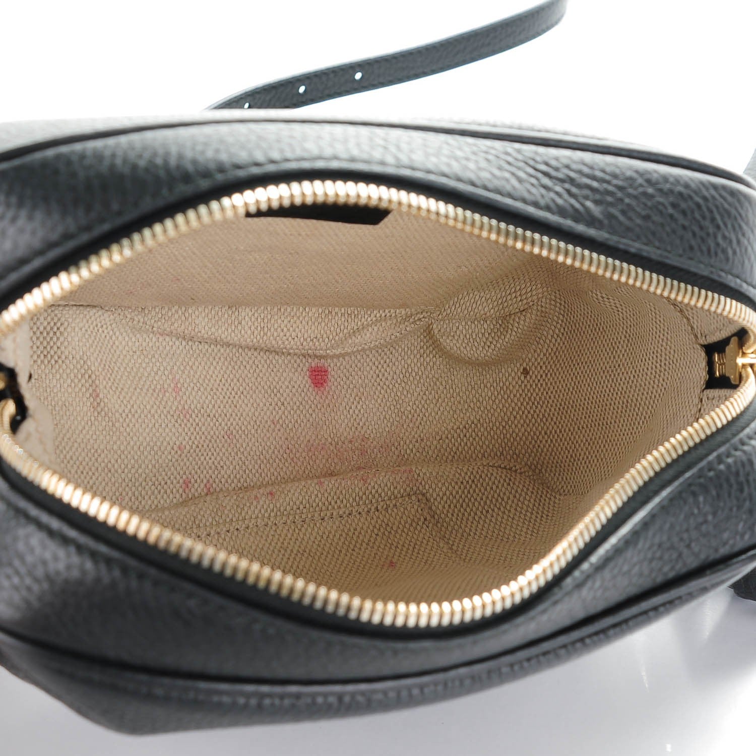 Gucci Pebbled Calfskin Small Soho Disco Bag Black 5 of 8