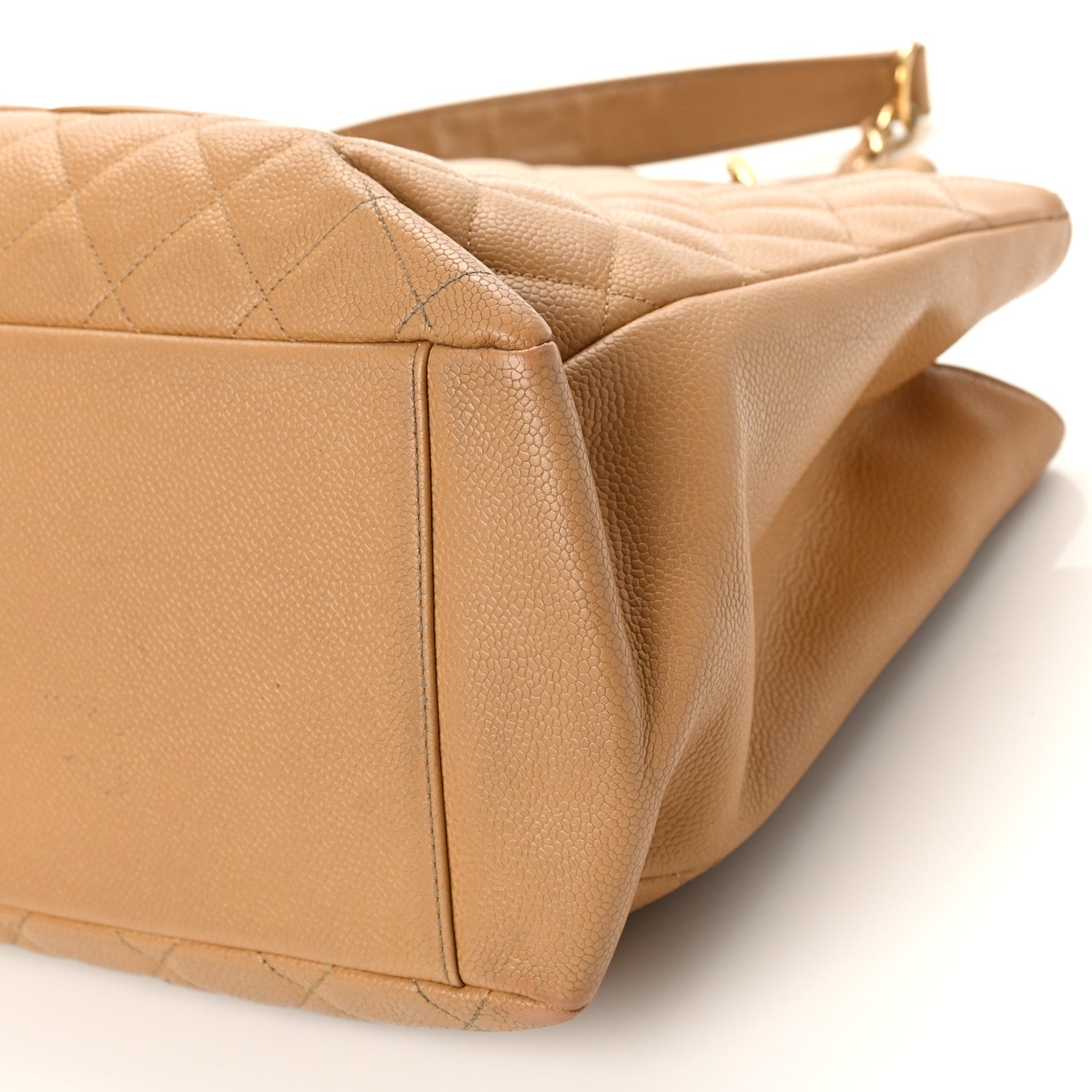 Chanel Caviar Quilted Grand Shopping Tote GST Beige Clair 9 of 19