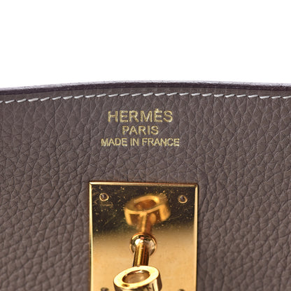 Hermes Togo Birkin 40 Etoupe 8 of 28