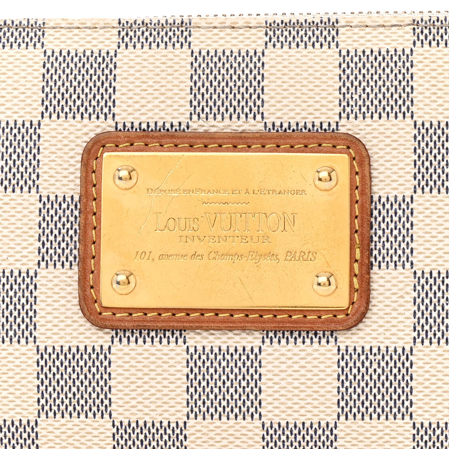 Louis Vuitton Damier Azur Eva Clutch 8 of 15