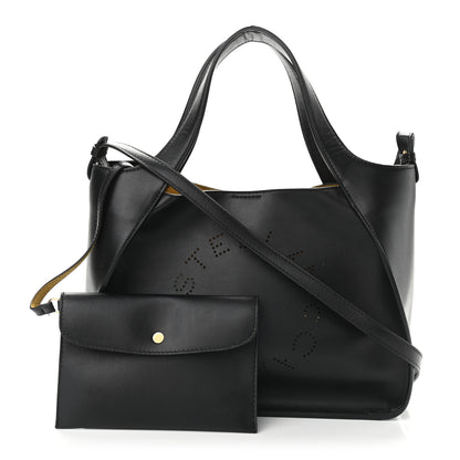 Stella McCartney Eco Alter Nappa East West Perforated Tote Black 1 of 11