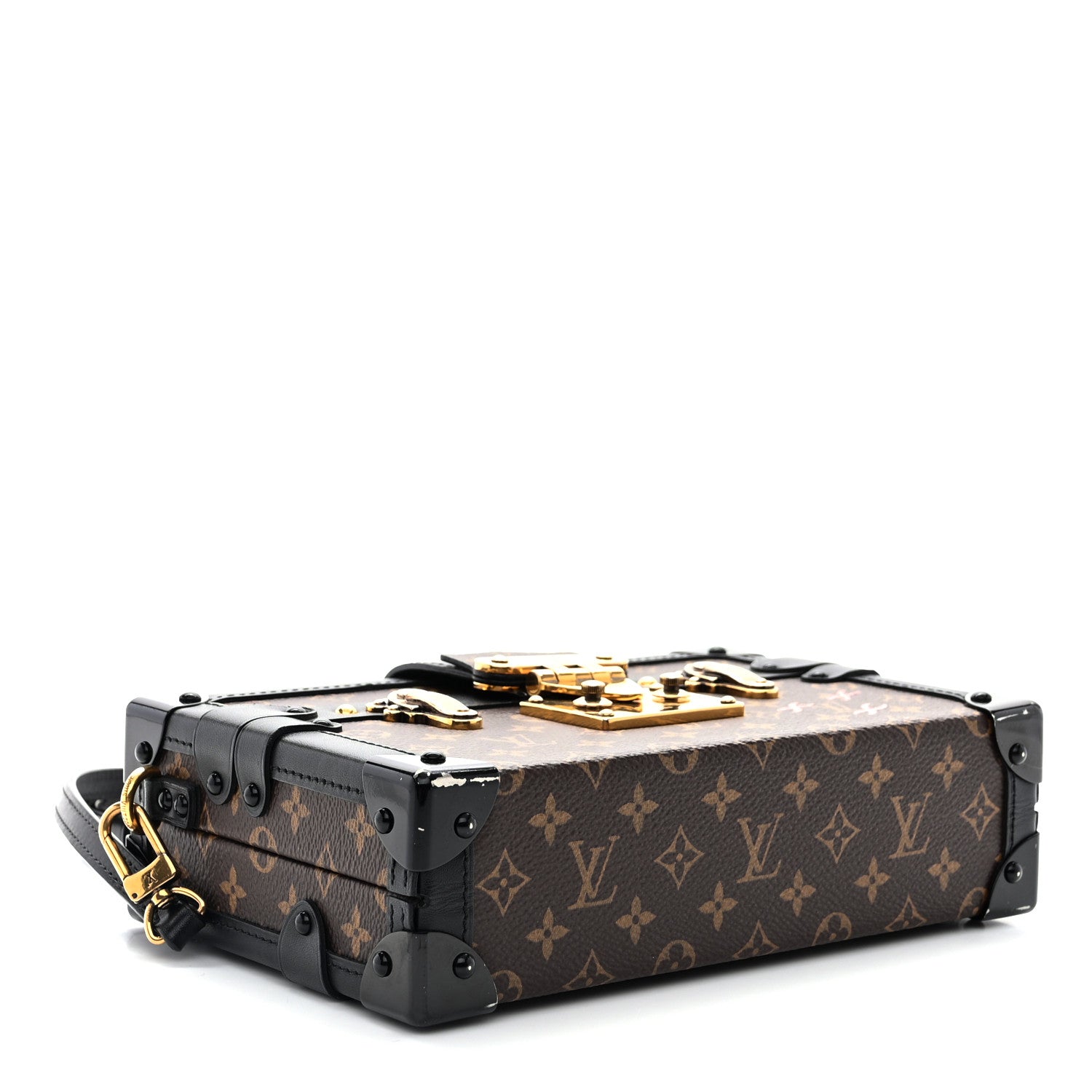 Louis Vuitton Monogram Petite Malle Black 4 of 13