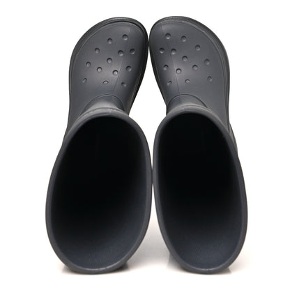 Balenciaga X CROCS Rubber Womens Rain Boots 37 Grafite 2 of 8