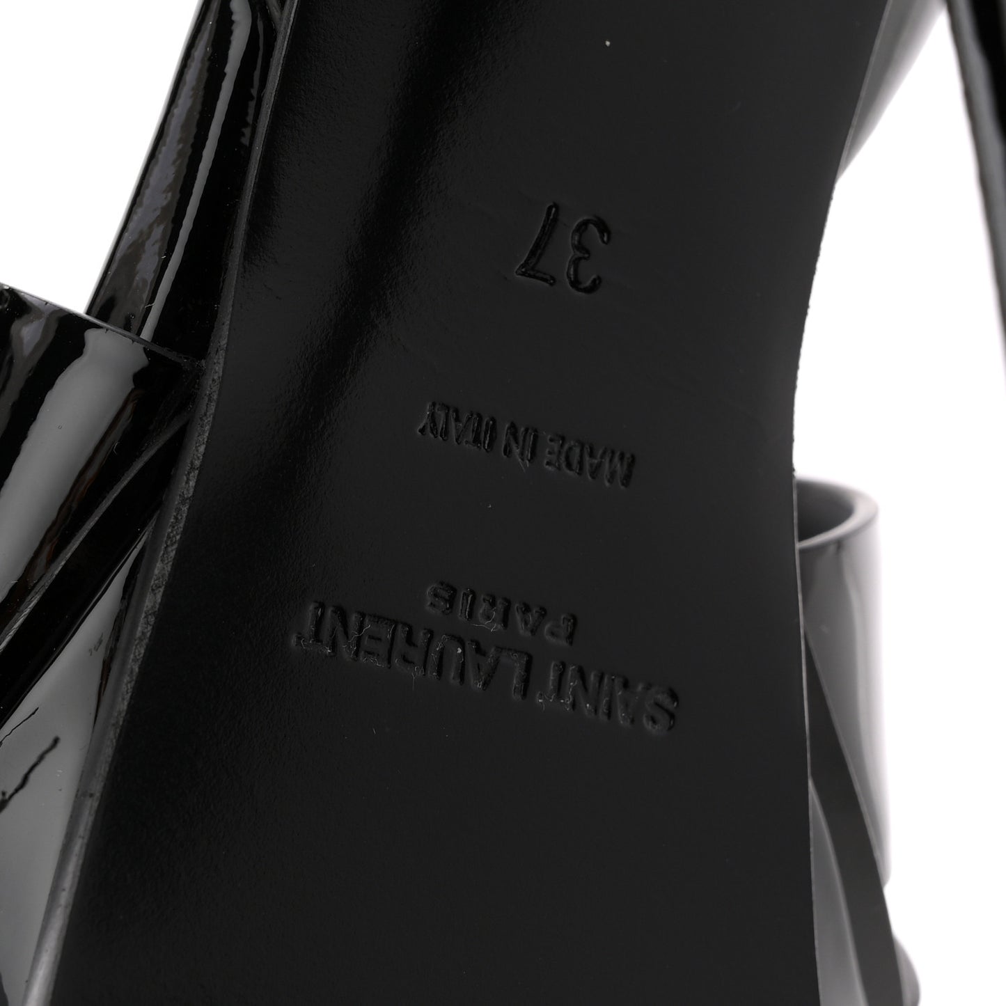 Patent Tribute 105 Platform Sandals 37 Black