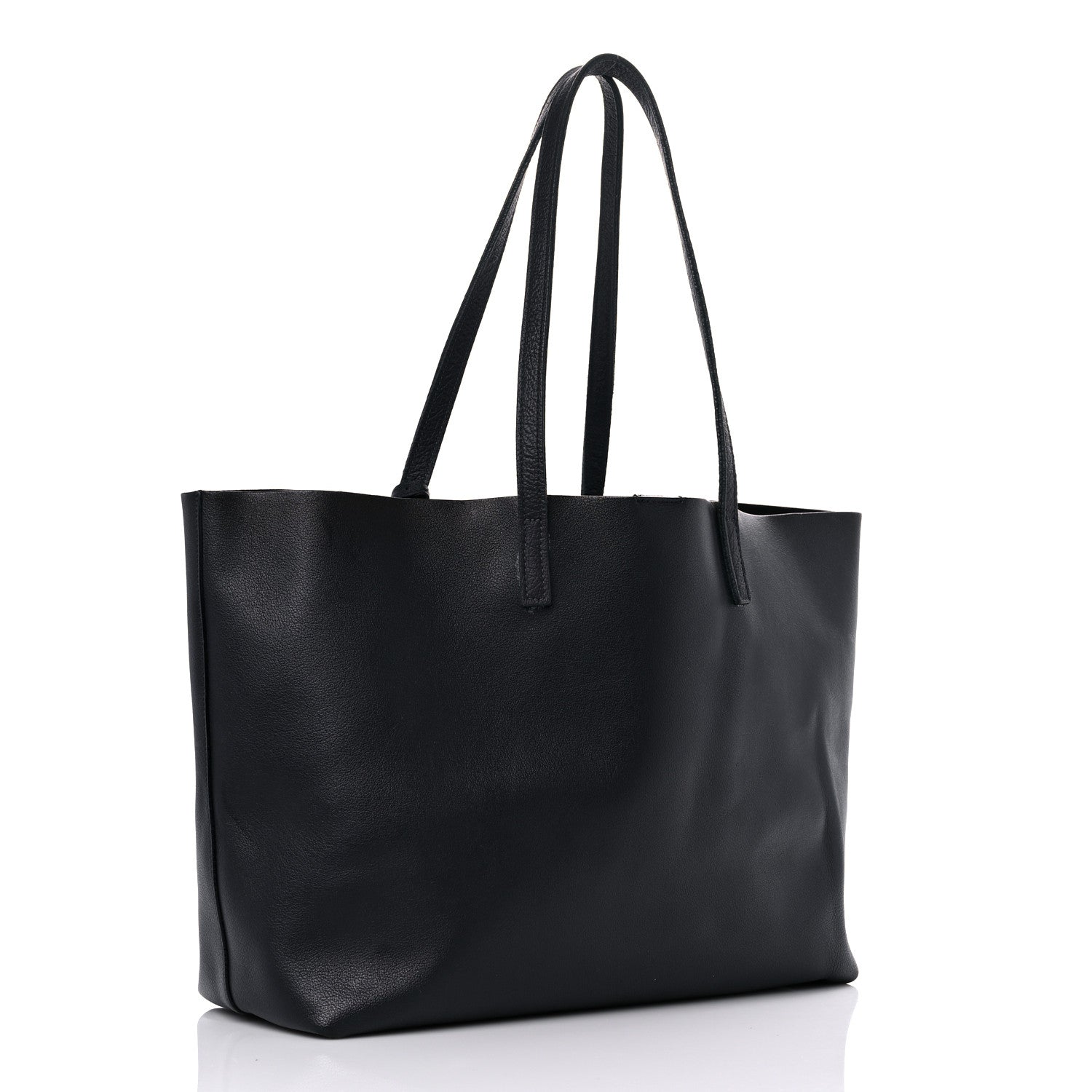 Saint Laurent Calfskin Large Shopping Tote Black 4 of 23
